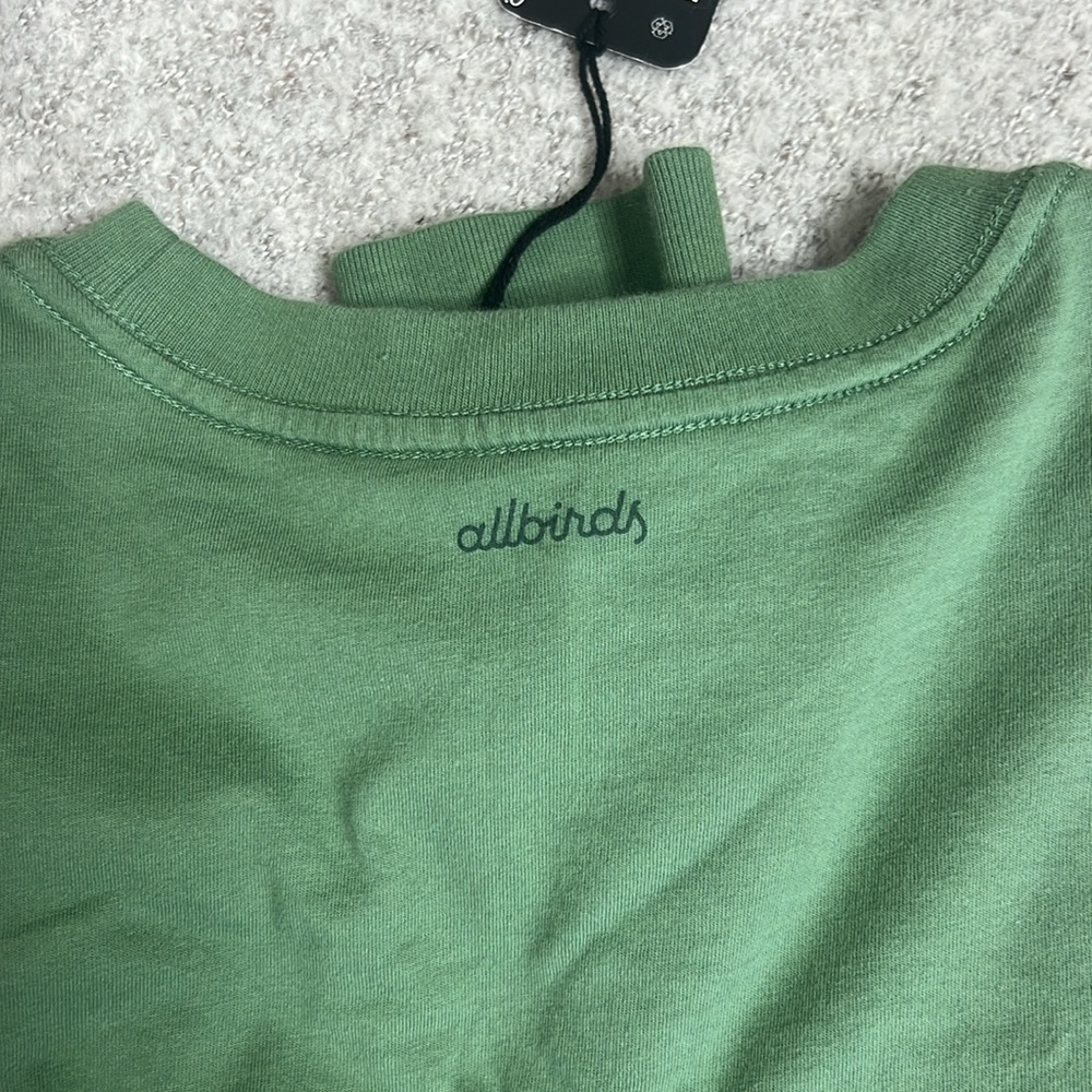 NWT allbirds Cotton Long Sleeve Tee Hazy Cargo - NWT - Picture 7 of 10